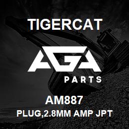 AM887 Tigercat PLUG,2.8MM AMP JPT | AGA Parts