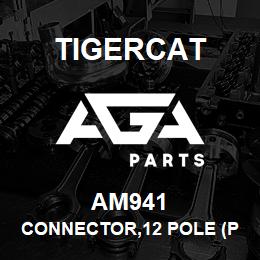 AM941 Tigercat CONNECTOR,12 POLE (PIN) BROWN DEUTSCH | AGA Parts