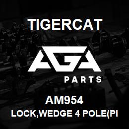 AM954 Tigercat LOCK,WEDGE 4 POLE(PIN) DEUTSCH | AGA Parts