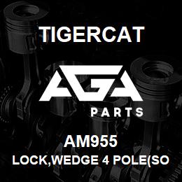 AM955 Tigercat LOCK,WEDGE 4 POLE(SOCKET) DEUTSCH | AGA Parts