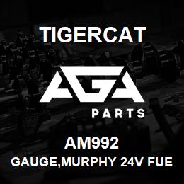 AM992 Tigercat GAUGE,MURPHY 24V FUEL | AGA Parts