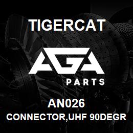 AN026 Tigercat CONNECTOR,UHF 90DEGREE MALE TO FEMALE | AGA Parts