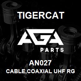 AN027 Tigercat CABLE,COAXIAL UHF RG58U | AGA Parts