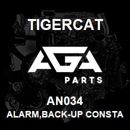 AN034 Tigercat ALARM,BACK-UP CONSTANT 112DB | AGA Parts