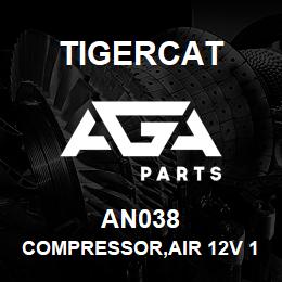 AN038 Tigercat COMPRESSOR,AIR 12V 1/5HP 130PSI-MAX | AGA Parts