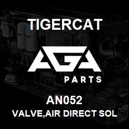 AN052 Tigercat VALVE,AIR DIRECT SOLENOID ACTUATED 12V | AGA Parts