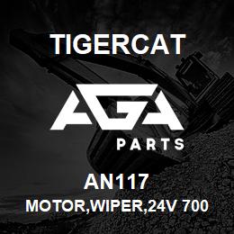 AN117 Tigercat MOTOR,WIPER,24V 700 | AGA Parts