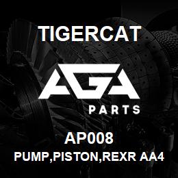 AP008 Tigercat PUMP,PISTON,REXR AA4VG 71CC LH | AGA Parts