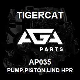 AP035 Tigercat PUMP,PISTON,LIND HPR 75 SET@45CC RH | AGA Parts