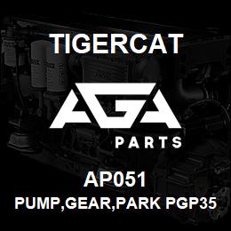 AP051 Tigercat PUMP,GEAR,PARK PGP350 50X50X40CC | AGA Parts