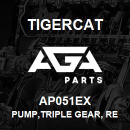 AP051EX Tigercat PUMP,TRIPLE GEAR, REBUILT | AGA Parts