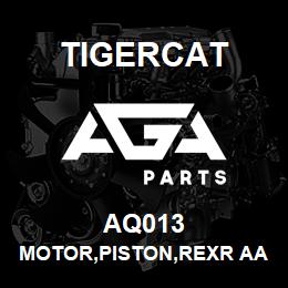 AQ013 Tigercat MOTOR,PISTON,REXR AA6VM 160CC BI | AGA Parts