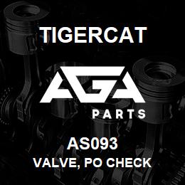 AS093 Tigercat VALVE, PO CHECK | AGA Parts