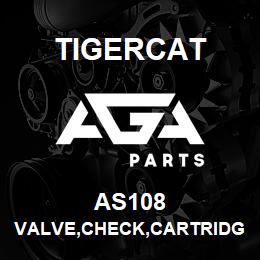 AS108 Tigercat VALVE,CHECK,CARTRIDGE M24 15PSI | AGA Parts