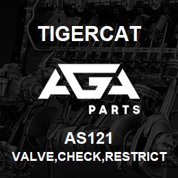 AS121 Tigercat VALVE,CHECK,RESTRICTOR,1/8 BSPP | AGA Parts