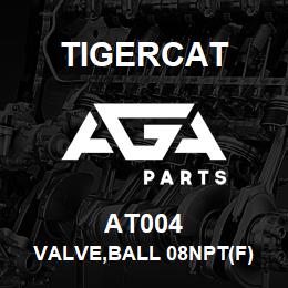 AT004 Tigercat VALVE,BALL 08NPT(F) BRASS | AGA Parts