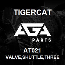 AT021 Tigercat VALVE,SHUTTLE,THREE DIRECTIONAL TWO WAY | AGA Parts