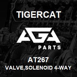 AT267 Tigercat VALVE,SOLENOID 4-WAY 3-POS BLOCKING 24V | AGA Parts