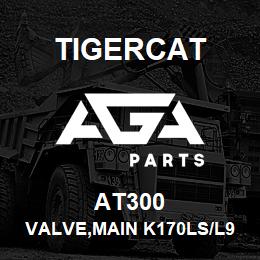 AT300 Tigercat VALVE,MAIN K170LS/L90LS KOMBI ELECTRIC | AGA Parts