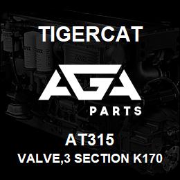 AT315 Tigercat VALVE,3 SECTION K170LS FEED REDUCER | AGA Parts