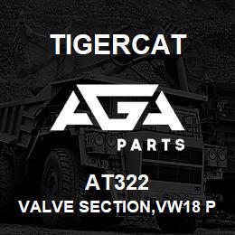 AT322 Tigercat VALVE SECTION,VW18 PRIORITY SWING | AGA Parts