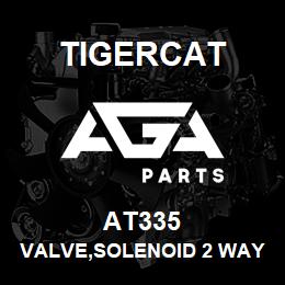 AT335 Tigercat VALVE,SOLENOID 2 WAY NORMALLY CLOSED | AGA Parts