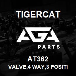 AT362 Tigercat VALVE,4 WAY,3 POSITION,CLOSED CENTRE,24V | AGA Parts