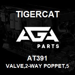 AT391 Tigercat VALVE,2-WAY POPPET,5000PSI,20GPM | AGA Parts