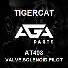 AT403 Tigercat VALVE,SOLENOID,PILOT, 4-WAY,2 POS'N 24V | AGA Parts