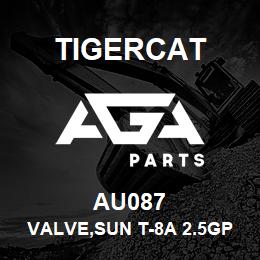 AU087 Tigercat VALVE,SUN T-8A 2.5GPM 25-4500PSI RELIEF | AGA Parts