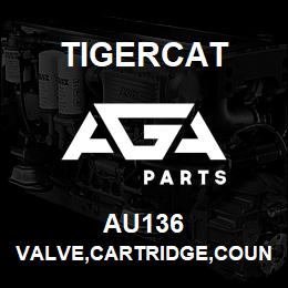 AU136 Tigercat VALVE,CARTRIDGE,COUNTERBALANCE 30 GPM | AGA Parts