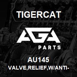 AU145 Tigercat VALVE,RELIEF,W/ANTI-CAV,80 BAR | AGA Parts