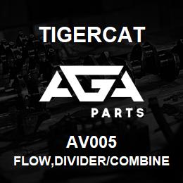 AV005 Tigercat FLOW,DIVIDER/COMBINER W/CROSS PORT REL'F | AGA Parts