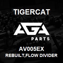 AV005EX Tigercat REBUILT,FLOW DIVIDER/COMBINER W/CROSS | AGA Parts