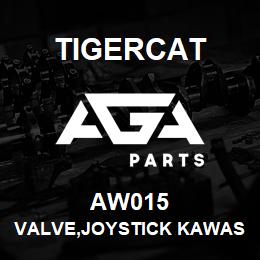 AW015 Tigercat VALVE,JOYSTICK KAWASAKI RH 2-BUTTON | AGA Parts