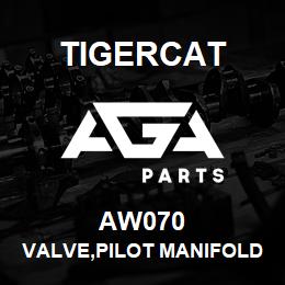 AW070 Tigercat VALVE,PILOT MANIFOLD 9 STNS 24V | AGA Parts