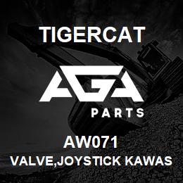 AW071 Tigercat VALVE,JOYSTICK KAWASAKI NO HANDLE | AGA Parts