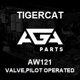 AW121 Tigercat VALVE,PILOT OPERATED THREE WAY | AGA Parts