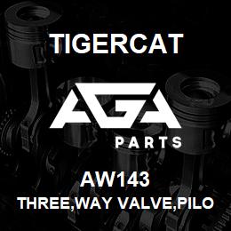 AW143 Tigercat THREE,WAY VALVE,PILOT-OPERATED | AGA Parts