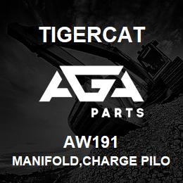 AW191 Tigercat MANIFOLD,CHARGE PILOT FILTER 24V | AGA Parts