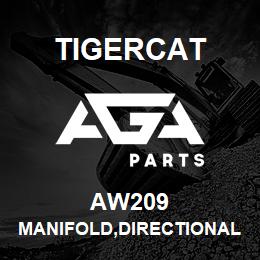 AW209 Tigercat MANIFOLD,DIRECTIONAL CONTROL 24V | AGA Parts