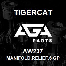 AW237 Tigercat MANIFOLD,RELIEF,6 GPM 5000PSI | AGA Parts