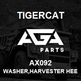 AX092 Tigercat WASHER,HARVESTER HEEL | AGA Parts