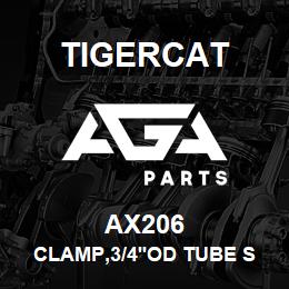 AX206 Tigercat CLAMP,3/4''OD TUBE STAUFF STANDARD SERIE | AGA Parts