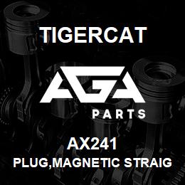 AX241 Tigercat PLUG,MAGNETIC STRAIGHT THREAD HEX | AGA Parts