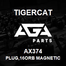 AX374 Tigercat PLUG,16ORB MAGNETIC | AGA Parts