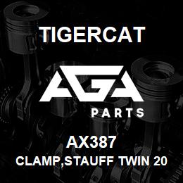 AX387 Tigercat CLAMP,STAUFF TWIN 20MM SMOOTH BODY | AGA Parts