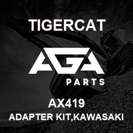 AX419 Tigercat ADAPTER KIT,KAWASAKI SAE-B THRU DRIVE | AGA Parts