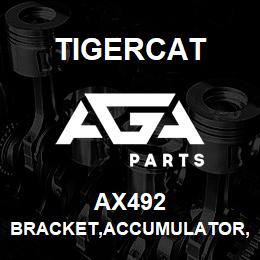 AX492 Tigercat BRACKET,ACCUMULATOR,121-129MM | AGA Parts