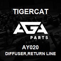 AY020 Tigercat DIFFUSER,RETURN LINE 1135 | AGA Parts